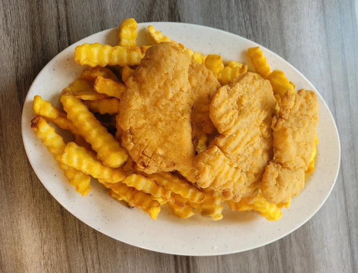 Chicken Tender and fries